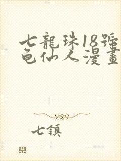 七龙珠18号和龟仙人漫画全彩封面