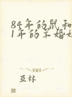 84年的鼠和91年的羊婚姻怎么样