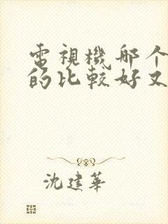 电视机哪个牌子的比较好又实惠