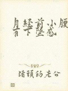 月经前小腹胀痛有下坠感