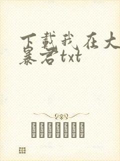 下载我在大明当暴君txt
