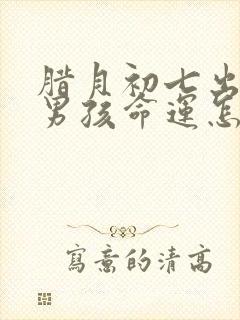 腊月初七出生的男孩命运怎么样