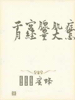 子宫腺肌症引起月经量大怎么办封面