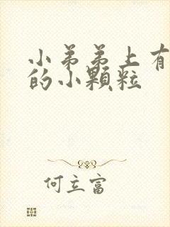 小弟弟上有白色的小颗粒