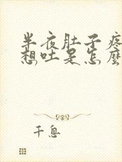 半夜肚子疼反胃想吐是怎么回事