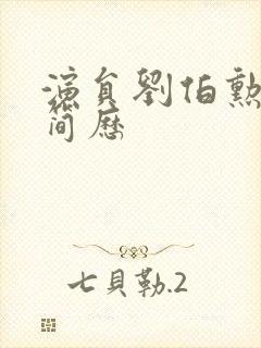 演员刘伯勋个人简历