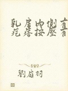 乳房内侧有个硬疙瘩按压有点痛