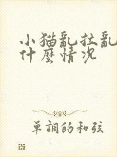 小猫乱拉乱尿是什么情况