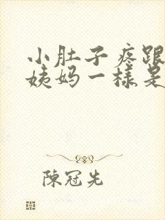 小肚子疼跟来大姨妈一样是怎么回事封面