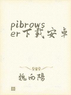 pibrowser下载安卓封面