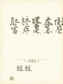 肚脐眼左侧四指处疼是怎么回事封面