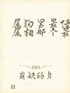 属狗男最佳婚配属相哪个最好