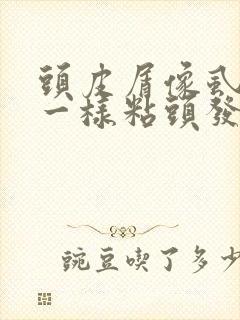 头皮屑像虱子蛋一样粘头发上不掉封面