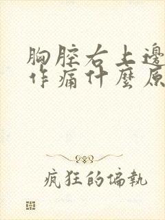 胸腔右上边隐隐作痛什么原因