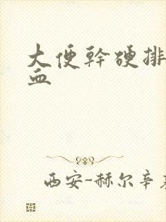 大便干硬排便带血封面