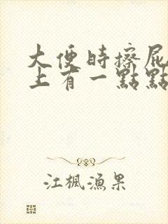 大便时擦屁股纸上有一点点血怎么回事