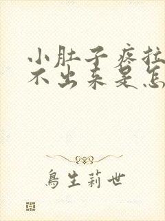 小肚子疼拉屎拉不出来是怎么回事