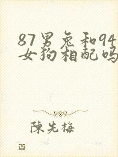 87男兔和94女狗相配吗