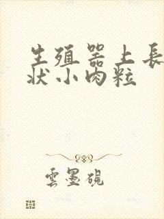 生殖器上长菜花状小肉粒封面