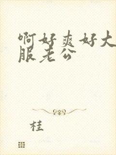 啊好爽好大好舒服老公