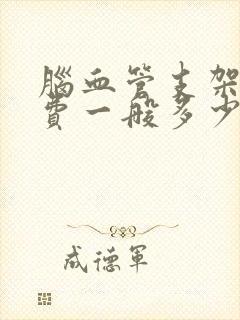 脑血管支架手术费一般多少钱