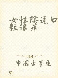 女性阴道口起肉粒很痒封面