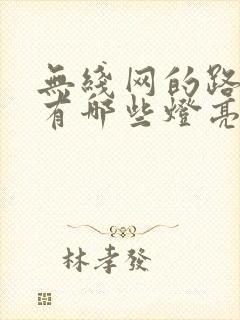 无线网的路由器有哪些灯亮