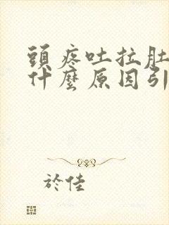 头疼吐拉肚子是什么原因引起的