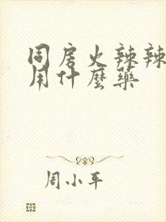 同房火辣辣的痛用什么药