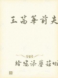 王茜华前夫封面