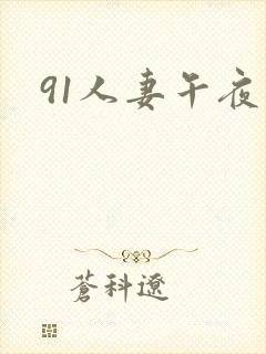 91人妻午夜