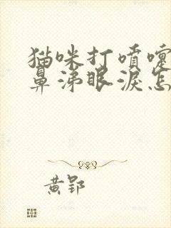 猫咪打喷嚏,流鼻涕眼泪怎么办?封面