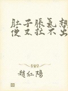 肚子胀气想拉大便又拉不出来是什么原因