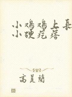 小鸡鸡上长了个小硬疙瘩