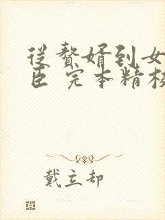 从赘婿到女帝宠臣 完本精校版txt