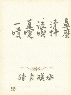 一直流清鼻涕打喷嚏吃什么药