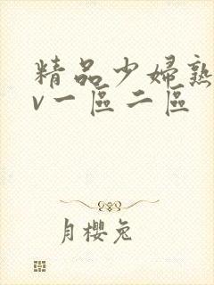 精品少妇熟女av一区二区