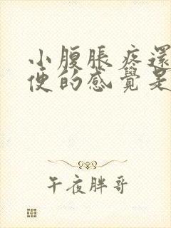 小腹胀疼还想大便的感觉是什么原因