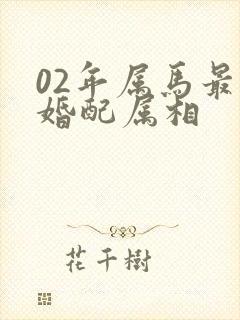 02年属马最佳婚配属相