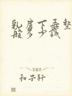 乳房下垂整形一般多少钱