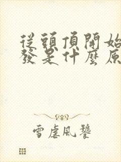 从头顶开始白头发是什么原因引起的封面