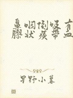 鼻咽倒吸有果冻胶状痰带血封面