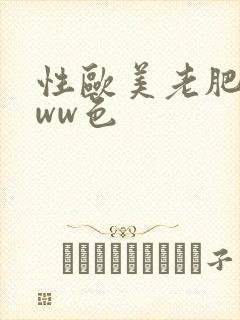 性欧美老肥妇www色