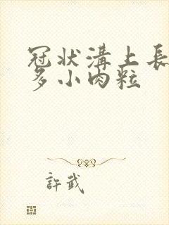 冠状沟上长了很多小肉粒