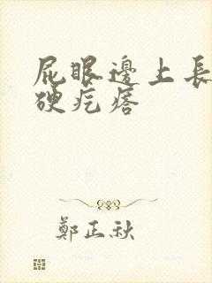 屁眼边上长了个硬疙瘩