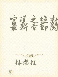 官道之绝对权力最新章节阅读封面