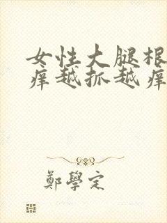 女性大腿根内侧痒越抓越痒有小疙瘩