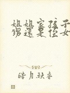 姐姐家孩子是外甥还是侄女