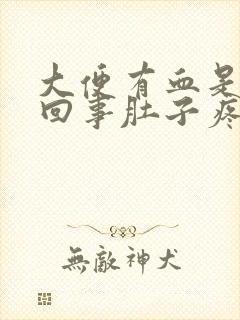 大便有血是怎么回事肚子疼