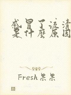 感冒了流清鼻涕是什么原因